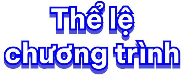 Thể lệ chương trình